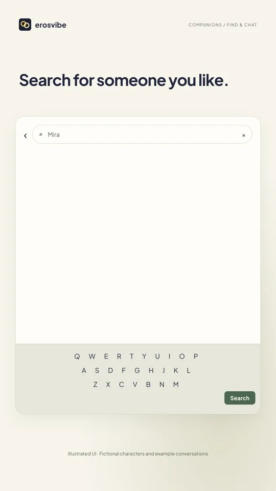 Illustration: Search for a character