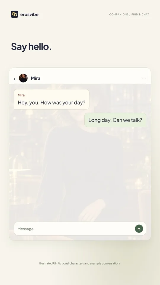 Illustration: Start a character chat